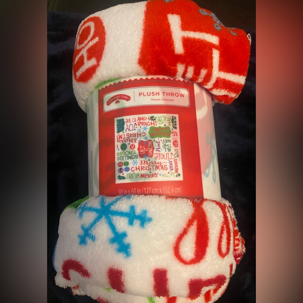 New Plush Throw